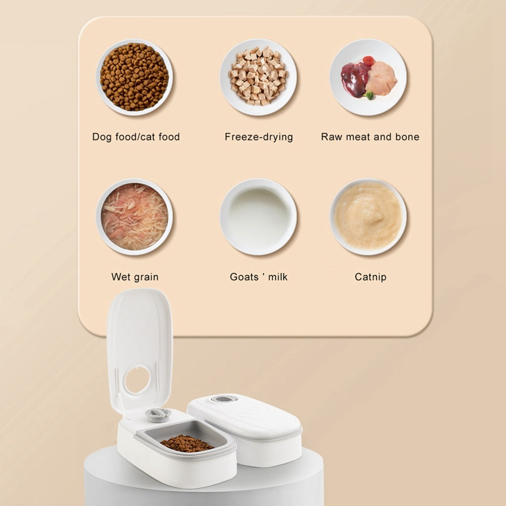 Smart Automatic Pet Feeder – Food Dispenser with Timer and Bowl