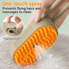 Pet Steam Brush – Electric 3-in-1 Grooming Tool for Hair Removal and Massage