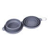 Foldable Double Pet Feeding Bowl – Portable & Convenient