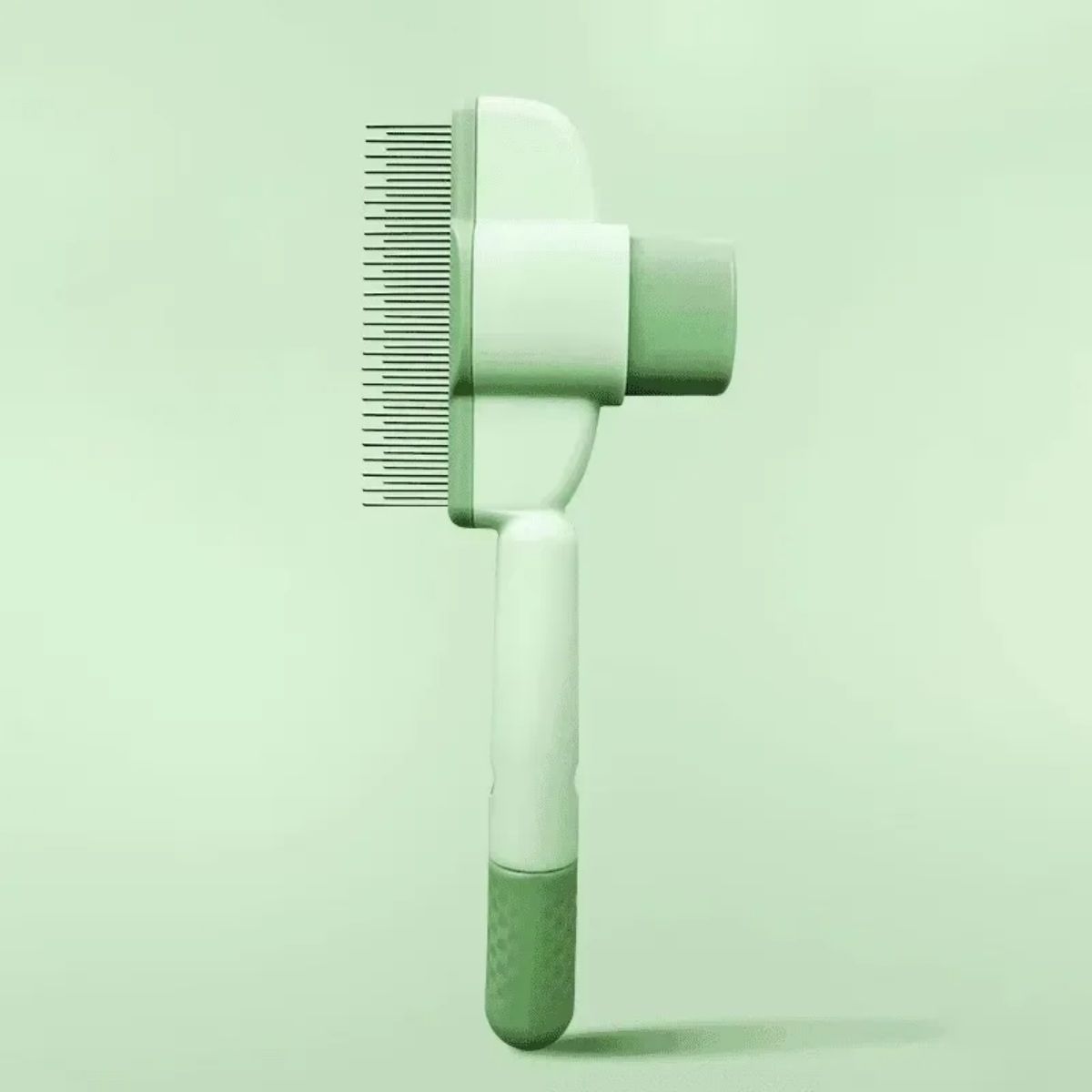 Pet Grooming Brush One Click Hair Removal, Gentle on Skin
