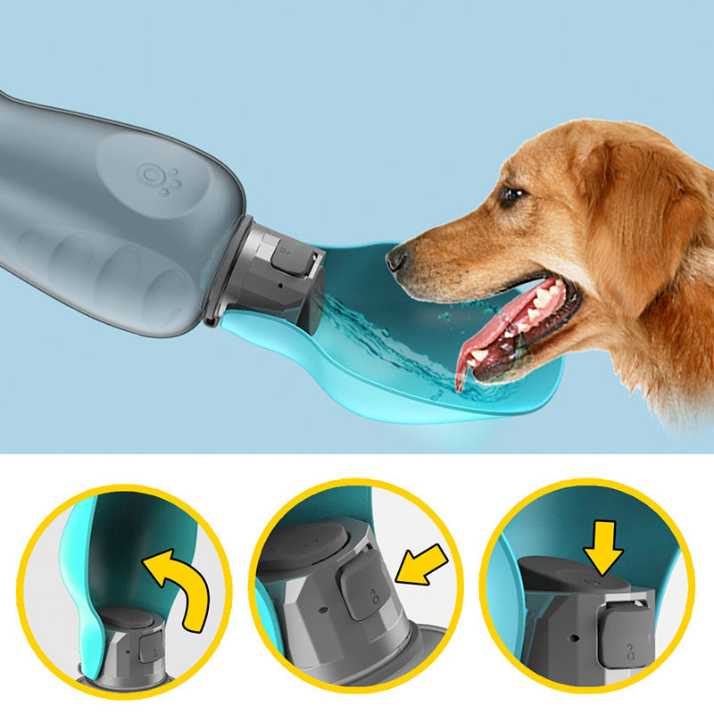 Portable Dog Water Bottle – Leak-Proof Travel Hydration for Pets