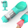 3-in-1 Portable Pet Water Bottle | Feeder, Bowl & Waste Bag Holder – Pouch Treats