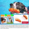 PPOKEl Indestructible Dog Chew Toy – Tough Rubber Toy for Aggressive Chewers (Orange)