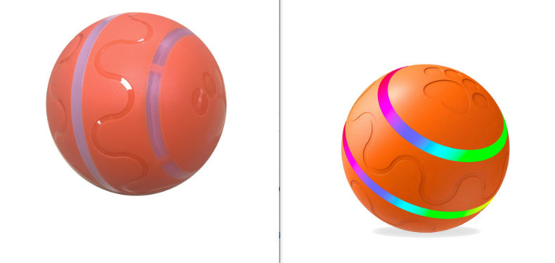 Smart Interactive Cat Toy Ball | USB Rechargeable Self-Rotating Ball – Pouch Treats