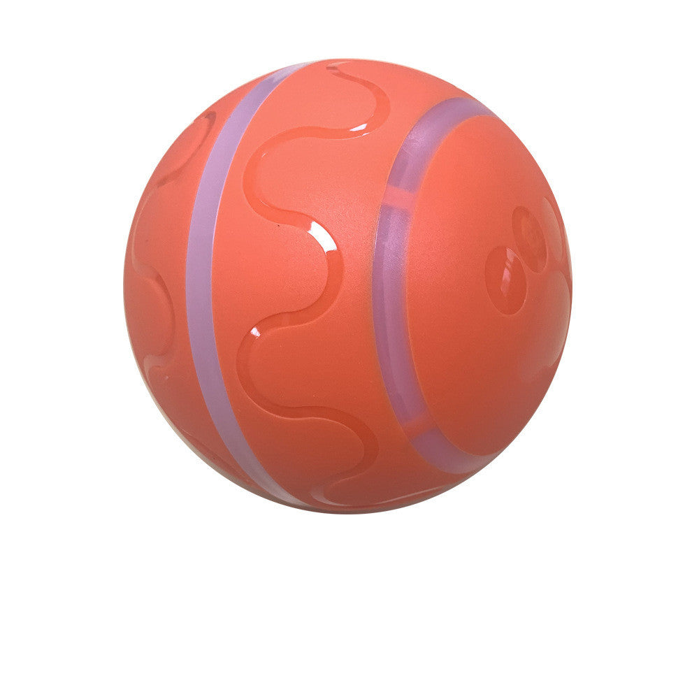 Smart Interactive Cat Toy Ball | USB Rechargeable Self-Rotating Ball – Pouch Treats