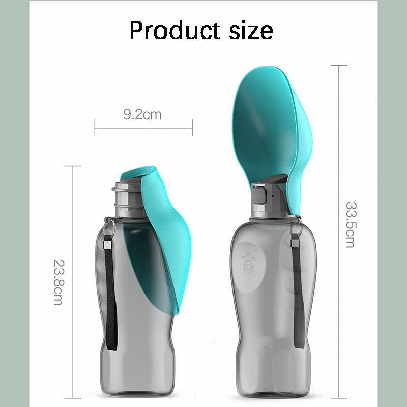 Portable Dog Water Bottle – Leak-Proof Travel Hydration for Pets