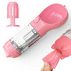3-in-1 Portable Pet Water Bottle | Feeder, Bowl & Waste Bag Holder – Pouch Treats