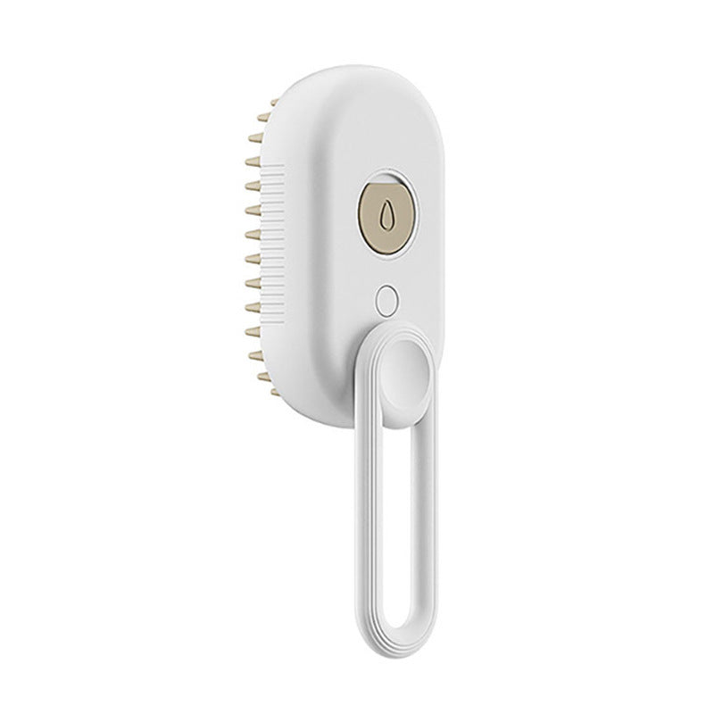 Pet Steam Brush – Electric 3-in-1 Grooming Tool for Hair Removal and Massage