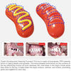 PPOKEl Indestructible Dog Chew Toy – Tough Rubber Toy for Aggressive Chewers (Orange)