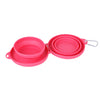 Foldable Double Pet Feeding Bowl – Portable & Convenient