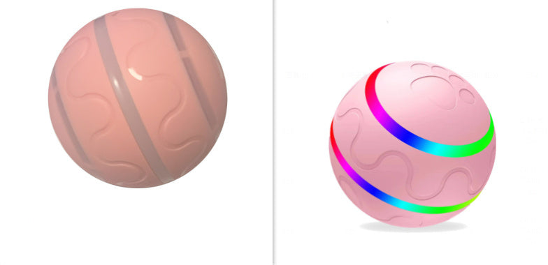 Smart Interactive Cat Toy Ball | USB Rechargeable Self-Rotating Ball – Pouch Treats