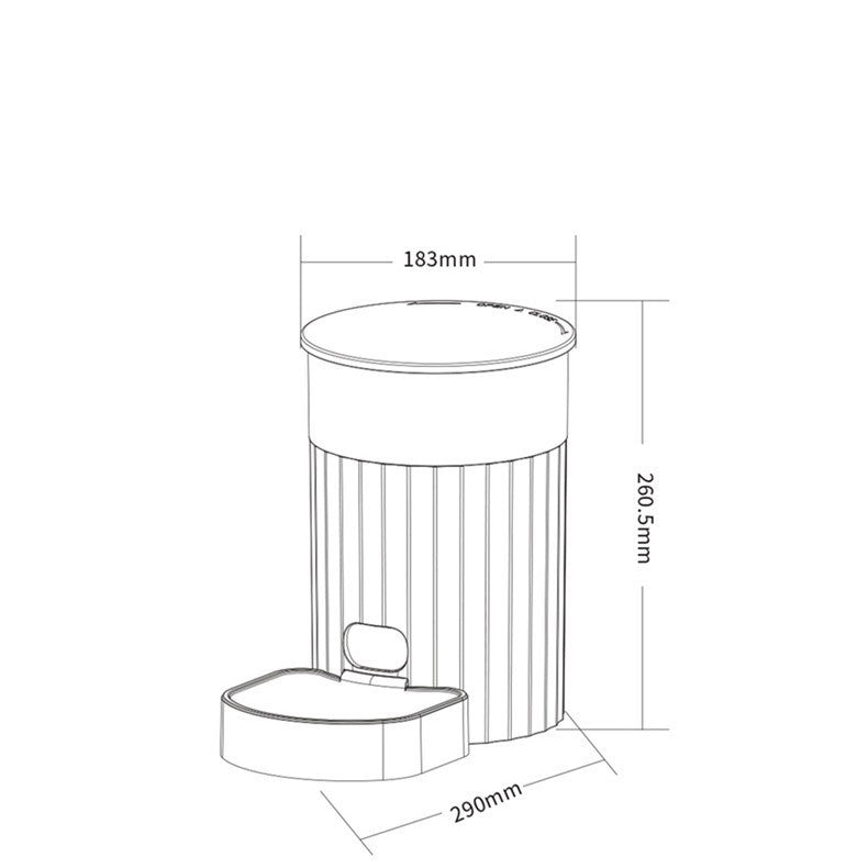 Smart Automatic Cat Feeder | Programmable Pet Food Dispenser