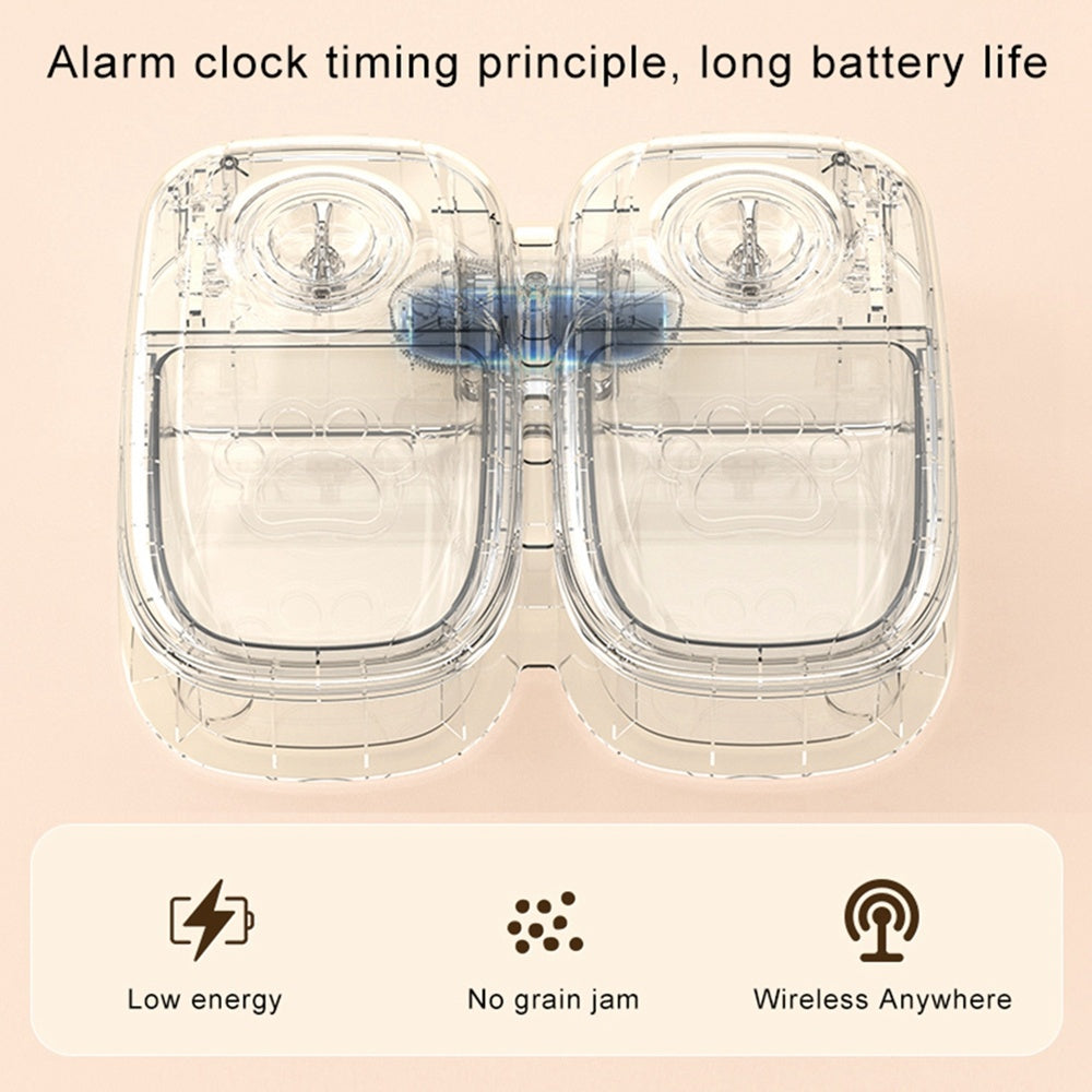 Smart Automatic Pet Feeder – Food Dispenser with Timer and Bowl