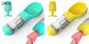 3-in-1 Portable Pet Water Bottle | Feeder, Bowl & Waste Bag Holder – Pouch Treats